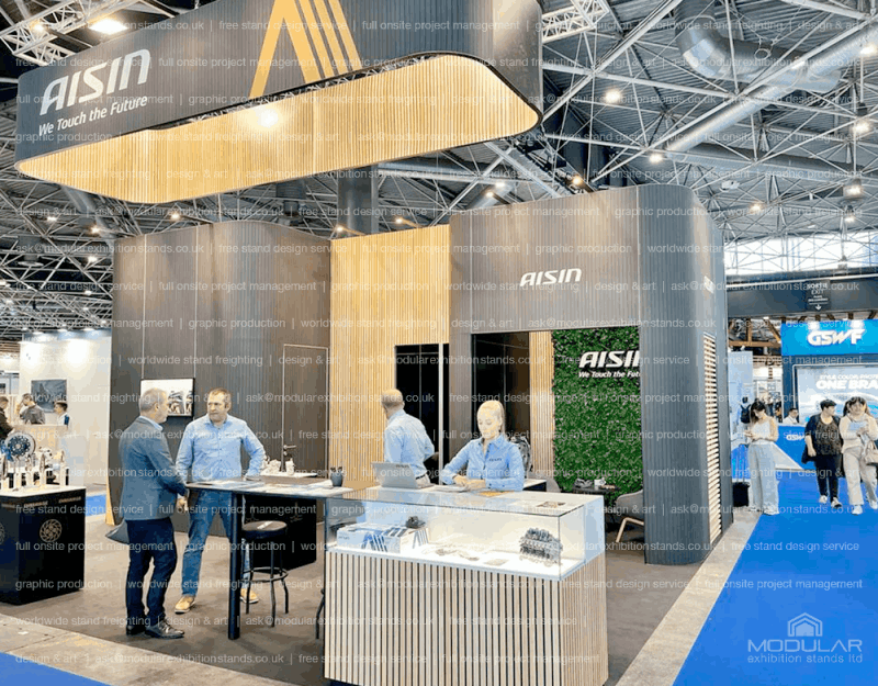 Aluvision stand design - contact Modular Exhibition Stands