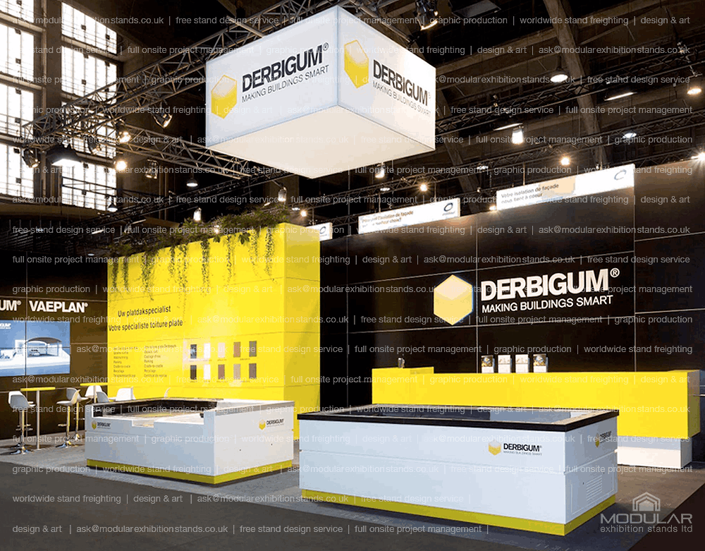 Aluvision stand design - contact Modular Exhibition Stands