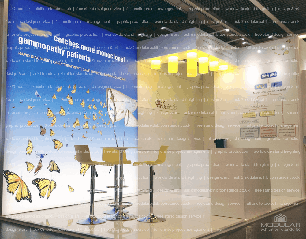 Aluvision stand design - contact Modular Exhibition Stands