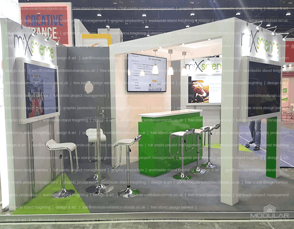 Custom Build UK, Europe and Dubai - contact Modular Exhibition Stands