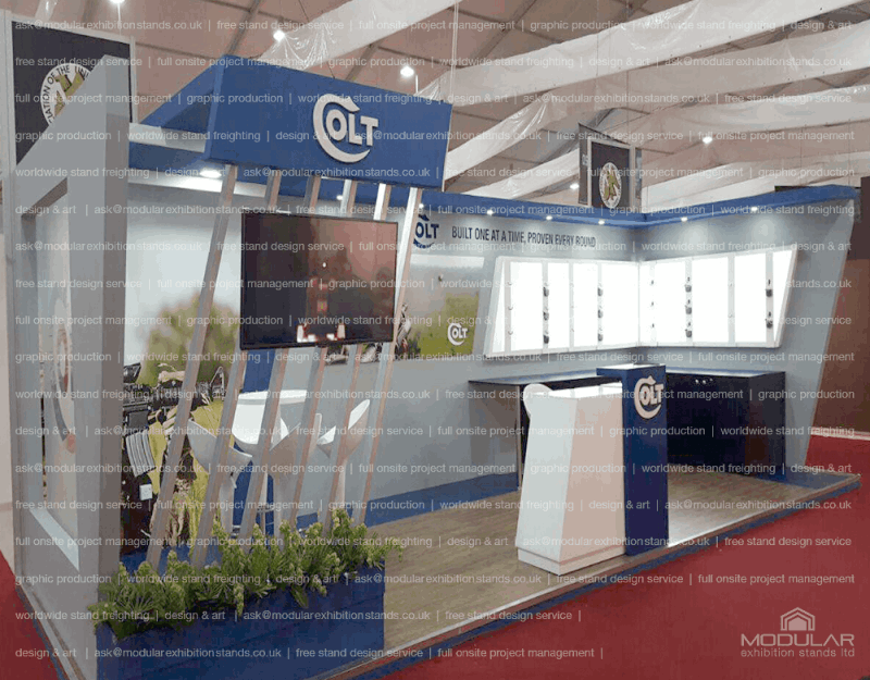 Custom Build stands UK, Europe and Dubai - contact Modular Exhibition Stands