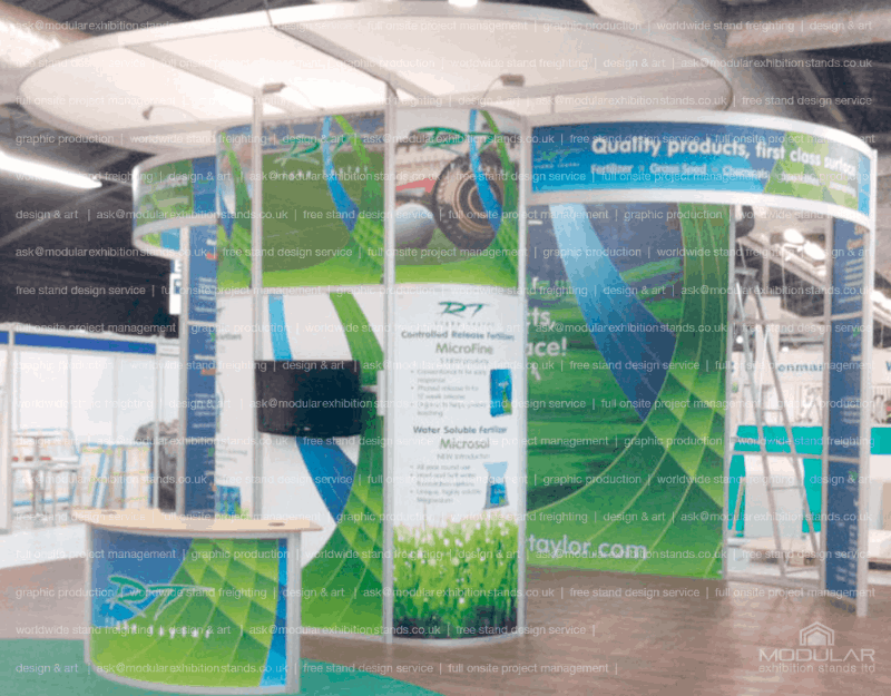 Linx Modular stand design - contact Modular Exhibition Stands