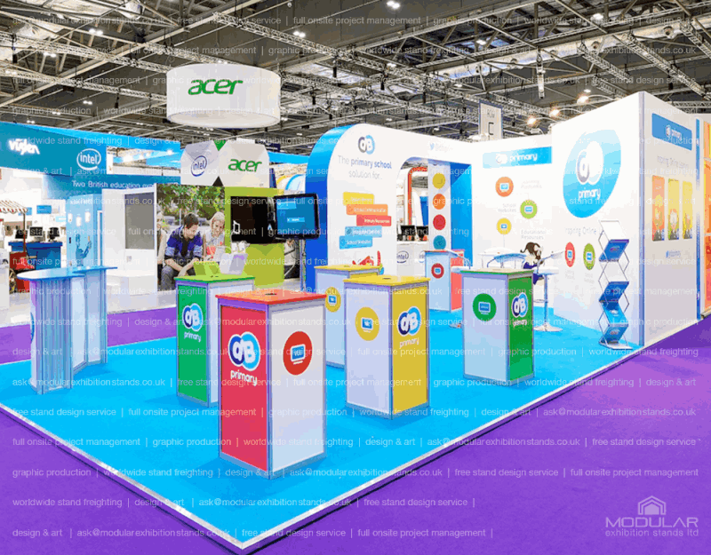 Linx Modular stand design - contact Modular Exhibition Stands