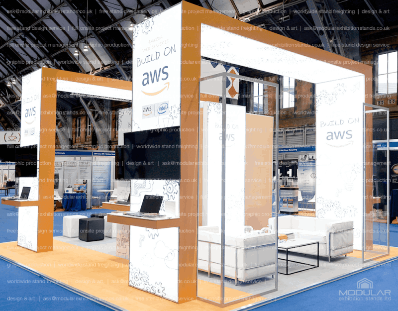 Linx Modular stand design - contact Modular Exhibition Stands