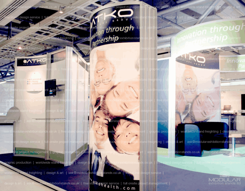 Linx Modular stand design - contact Modular Exhibition Stands