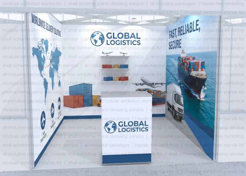 Shell Scheme Stand Branding Service