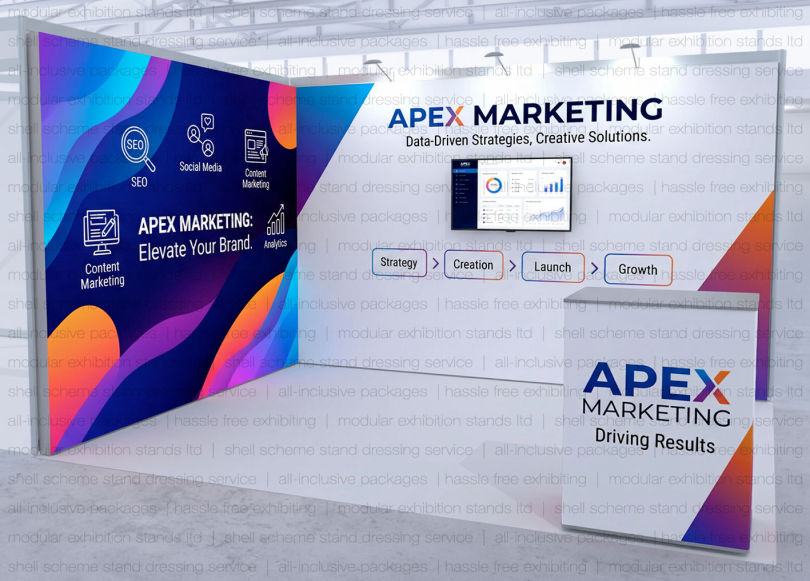 Shell Scheme Stand Branding Service