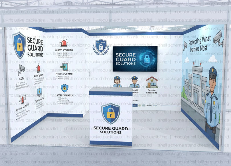 Shell Scheme Stand Branding Service